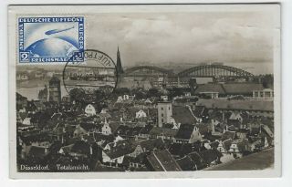 Germany Zeppelin Postcard To Brookylin Ny C36