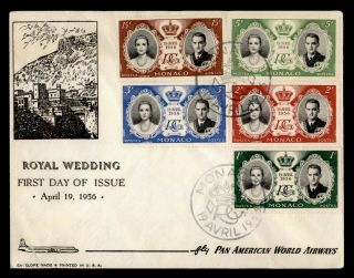 Dr Who 1956 Monaco Royal Wedding Fdc C134086