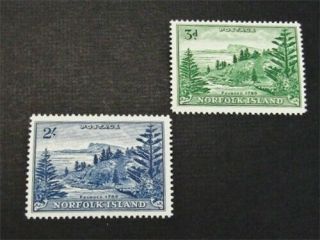 Nystamps British Norfolk Island Stamp 23.  24 Og Nh $33