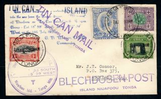 Tonga - 1935 Tin Can Mail Cover