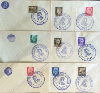 GREECE ITALY occupation Corfu 1941 ISOLE JONIE ovpt full set SPECIAL handstamp R 2