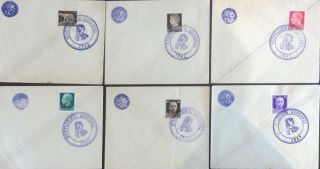 GREECE ITALY occupation Corfu 1941 ISOLE JONIE ovpt full set SPECIAL handstamp R 4