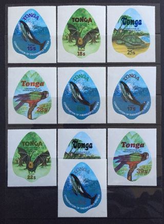 Tonga 1978.  Endangered Wildlife Complete Set Of 10.  Mnh.  Sg 690 - 699.