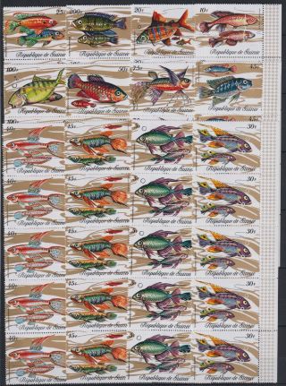 V683.  5x Guinea - Mnh - Marine Life - Fishes -