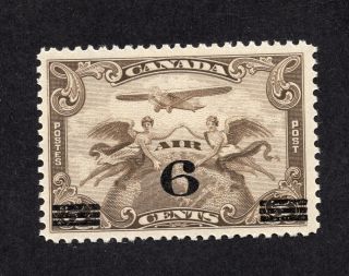 Canada C3 6 Cent On 5 Cent Brown Olive Air Mail Overprint Mnh