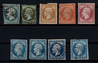 P123604/ France Stamps – Napoleon – Lot 1852 - 1860 281 E