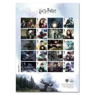 Great Britain Uk Royal Mail 2018 Harry Potter Collector Stamp Sheet A4 Muh