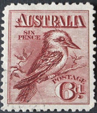 Australia 1913 Gv 6d Kookaburra Sg 19 Cto