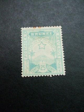 Brunei Mounted Stamp 25c 1895