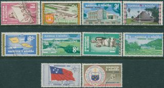 Samoa 1962 Sg239 - 248 Independence Set Fu