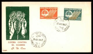Mayfairstamps Peru 1963 United Nation Campaign For The Hungary First Day Cover W