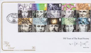 Gb Stamp First Day Cover 2010 Royal Society Crisp And Cotswold Cover