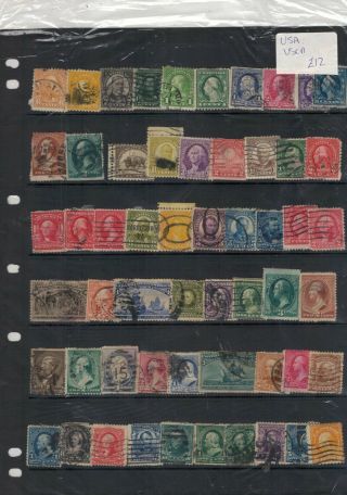 USA,  CENTRAL & SOUTH AMERICA LOT TO SORT ON FIVE STOCKPAGES 2