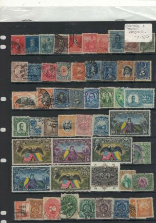 USA,  CENTRAL & SOUTH AMERICA LOT TO SORT ON FIVE STOCKPAGES 4