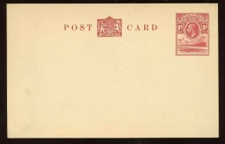 Basutoland - 1933 - Postal Stationery - 1d Postal Card - H&g 1