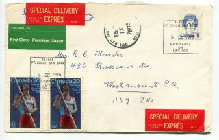 Canada Ont Ontario - Mississauga 1975 Special Delivery / First Class - Cover -