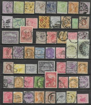 Victoria & Other States Selection 54 Stamps