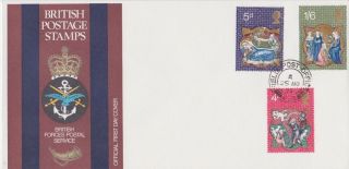 Gb China Stamps First Day Cover 1970 Xmas Raf Kai Tak Fpo 233 Hong Kong