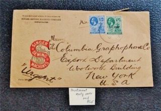 Nystamps British Montserrat Stamp Early Cover Paid: $50
