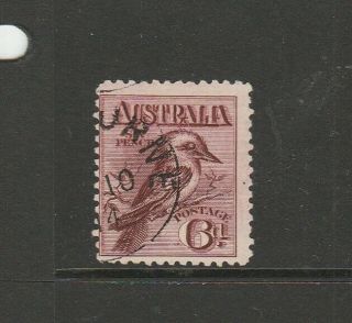 Australia 1913/4 6d Kookaburra Fu Sg 19