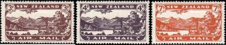 Zealand: 1931 Air Mail Cplt Set Mm Sccat$85 For $17.  00