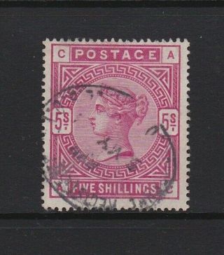 Queen Victoria Five Shillings 1883 - 84 Sg 180