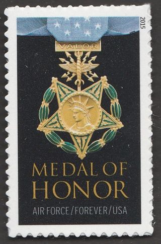 Us 4988 Medal Of Honor Vietnam War Air Force Forever Single (1 Stamp) Mnh 2015