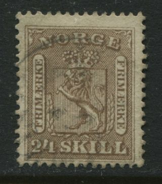 Norway 1863 24 Skilling Brown