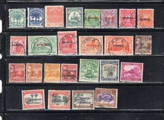 Samoa Western Samoa Stamps Never Hinged & Lot 52490
