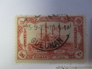 antique Turkey Ottoman 1913 stamps SC 251 252 253 2