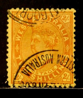 Western Australia: 1906 Classic Era Stamp Scott 84 Sound Cv $32.  50