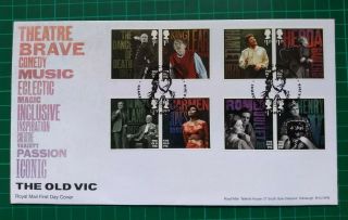 2018 The Old Vic Royal Mail Fdc Shakespeare Road London Postmark
