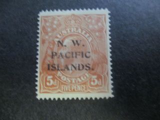 N.  W Pacific Island Stamps: 5d Brown Kgv (g332)