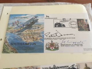 5 Special Flight Cover Mostly From Gb Uk Assortment With Dual Signature