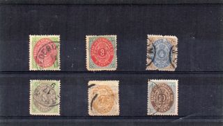 Usa - - Danish West Indies X 6 - Sc 5 To 10 - Perf 14 X 13.  5