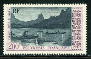 French Polynesia Mh Selections: Scott C27 Night Fishing Moorea Cv$40,
