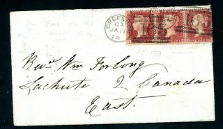 Greenock 3d Rate Cover E.  L.  To Canada (jy943)