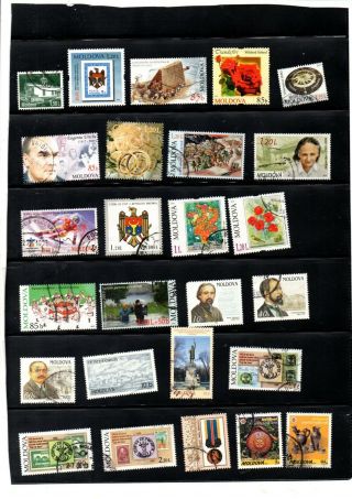 A Selection Of Modern Stamps From Moldova All Stamps Shown