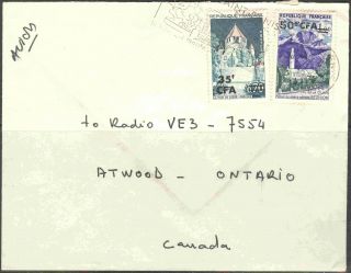 1964 French Reunion 335 & 352 On Commercial Cover To Atwood,  Ont,  Canada