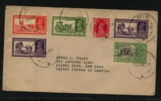 India Franking Cover To Us Kel0423