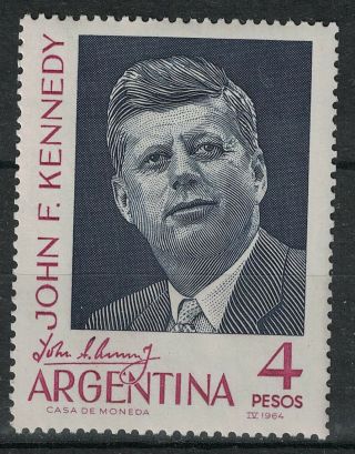 Argentina:1964 Sc 760 Mnh - President John F.  Kennedy (1917 - 63)