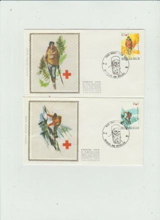 Belgium 1983 2 Fdc Red Cross Issue