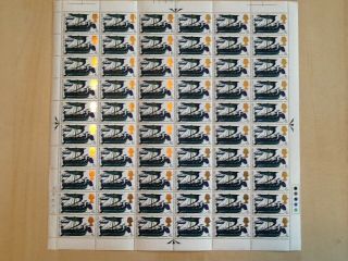 Qe2 1966 Hastings 6d Phosphor Value In Complete Sheet Of 60 Nhm