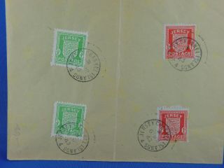 Jersey 1943 Stamps With Cancels Channels Islands 1943 (t1/18)