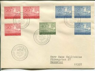Olympics Equestrian Games Stockholm 1956,  Fdc 16.  4.  1956