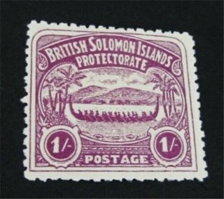 Nystamps British Solomon Islands Stamp 7 Og H $102