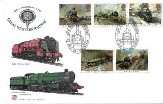 Gb 1985 Famous Trains Stuart Fdc With Firefly Project Special Cancel