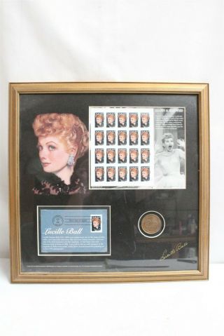 Postmark Gallery Lucille Ball Legends Of Hollywood Stamp Sheet First Run
