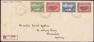 Papua 1934 Jubilee Set On Registered Fdc Ex Port Moresby. . .  68927