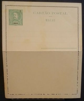 Macau Vintage 1900 ' s 3 Postcards Cartao Postal Postal History 4